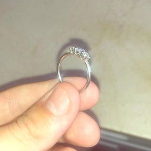 Pandora 3 Stone Cubic Zircona Ring